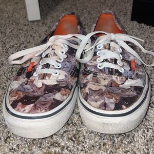 Cat vans lace up sneakers
